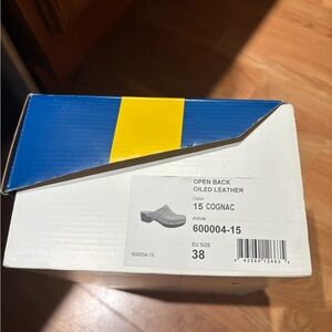 Cognac Leather Mules